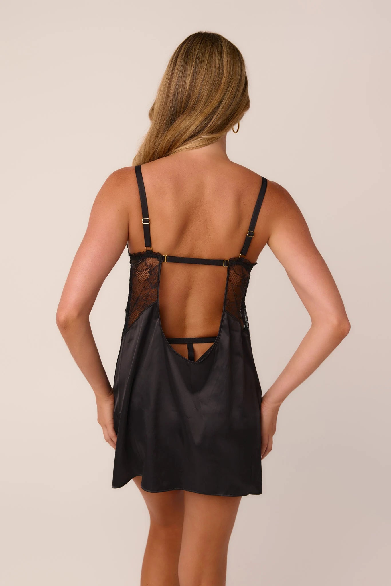 Clementine Slip Dress - Black
