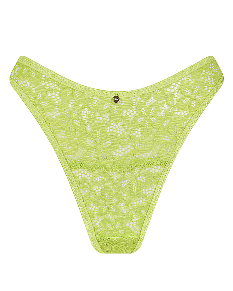 Aubrey High Waist Panty Green