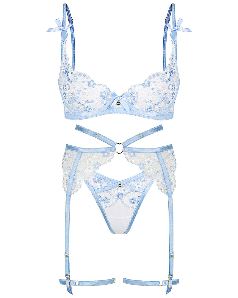 Kendall Garter Set Blue