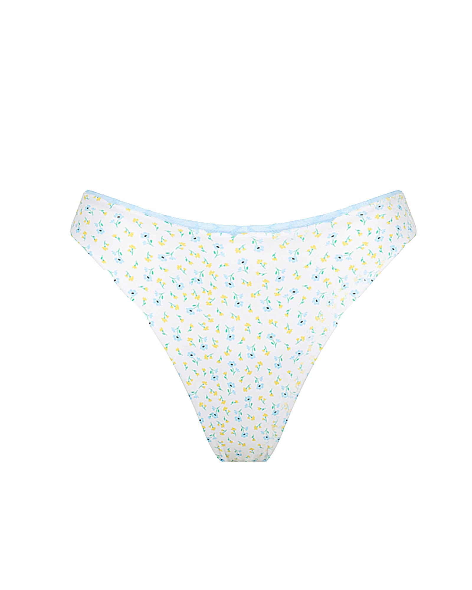 TESSA FLORAL BLUE BINDING BOTTOM XSMALL- SAMPLE SALE