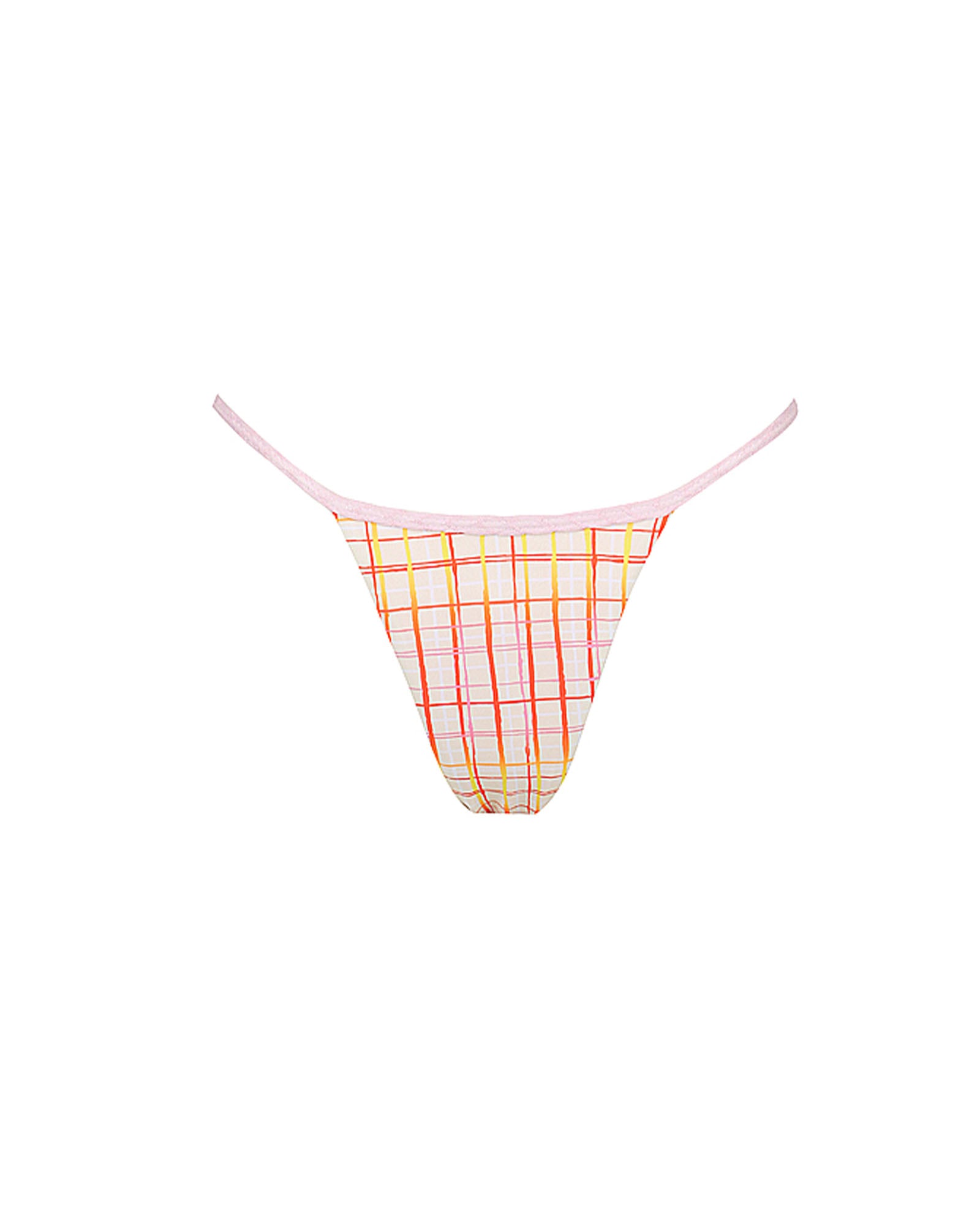 Lydia Bottom - Pink Plaid